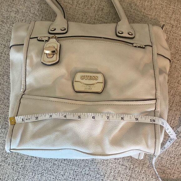 Guess white leather handbag - Picture 8 of 12